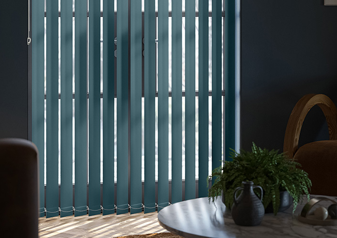 Trinity (Blackout), Teal - Vertical Blind - Image 5